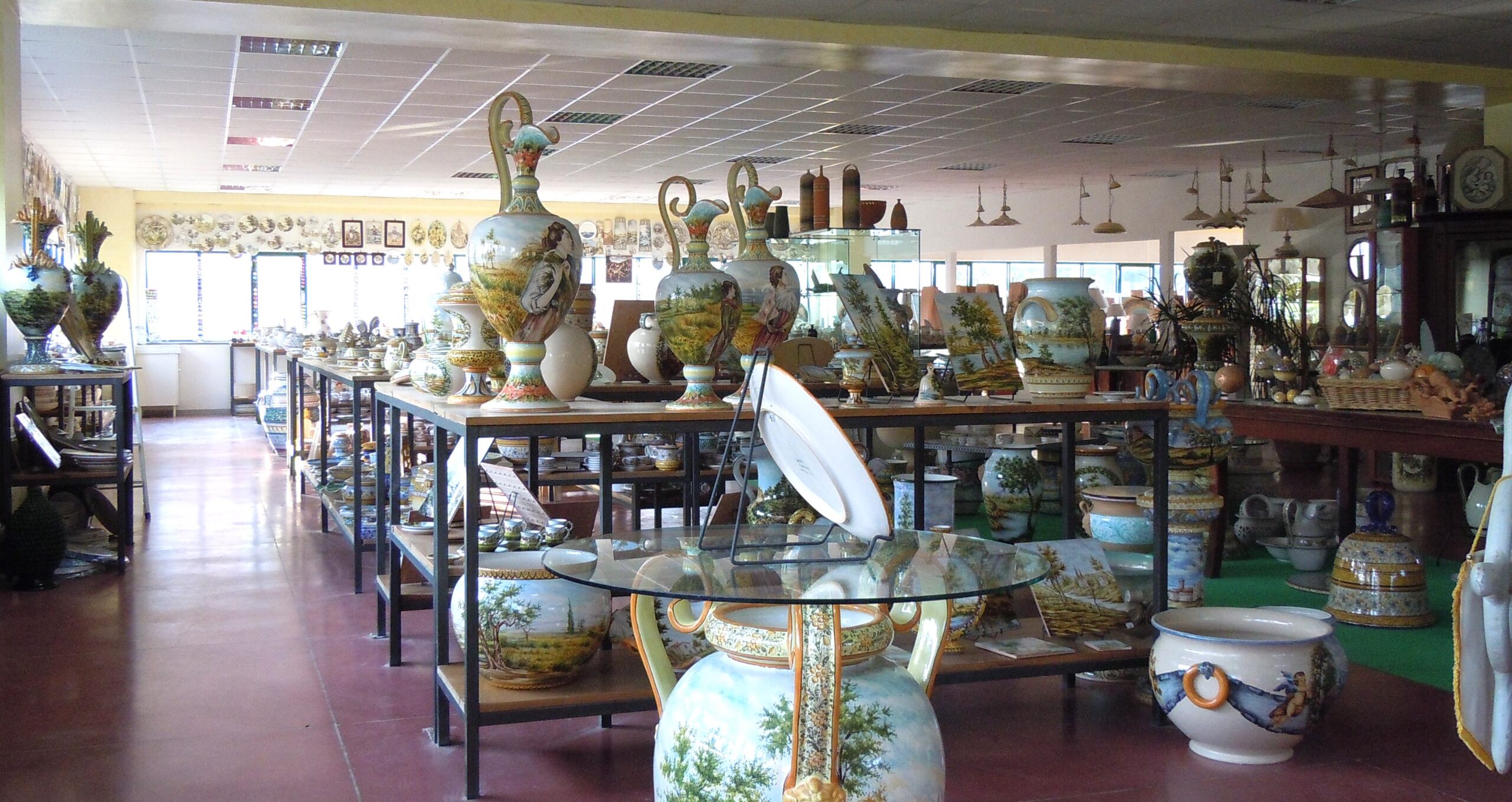 Boteghe -Real Made in Italy– Decorazione da tavolo in ceramica artigianale